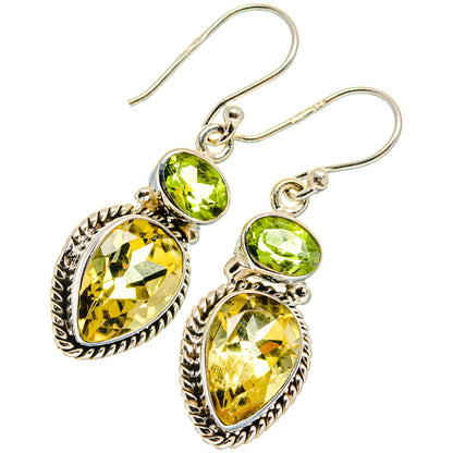 Citrine Earrings handcrafted by Ana Silver Co - EARR424726