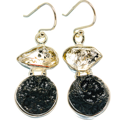 Tektite Earrings handcrafted by Ana Silver Co - EARR424738