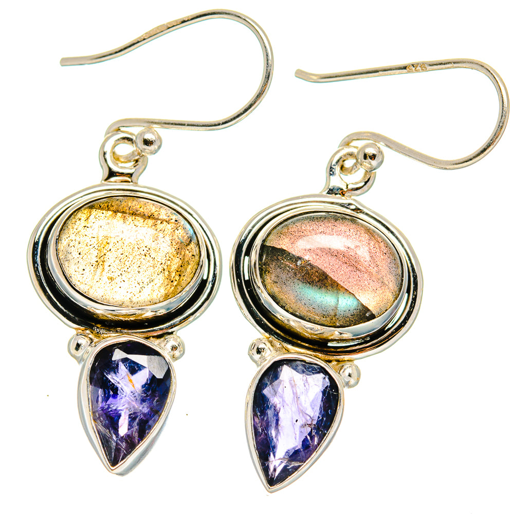 Labradorite Earrings handcrafted by Ana Silver Co - EARR424745