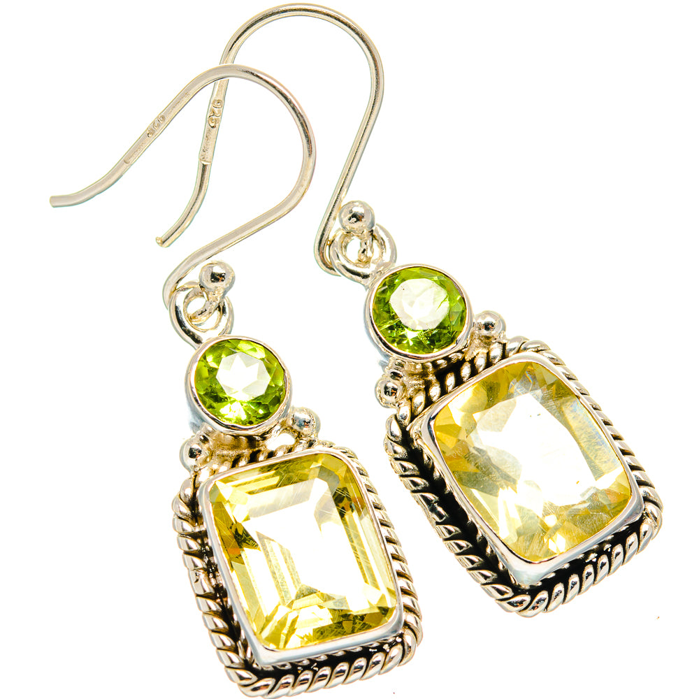 Citrine Earrings handcrafted by Ana Silver Co - EARR424746