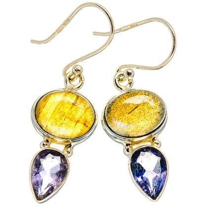 Labradorite Earrings handcrafted by Ana Silver Co - EARR424749