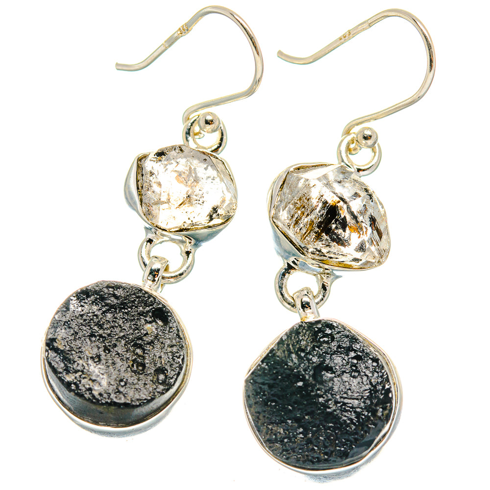 Tektite Earrings handcrafted by Ana Silver Co - EARR424765
