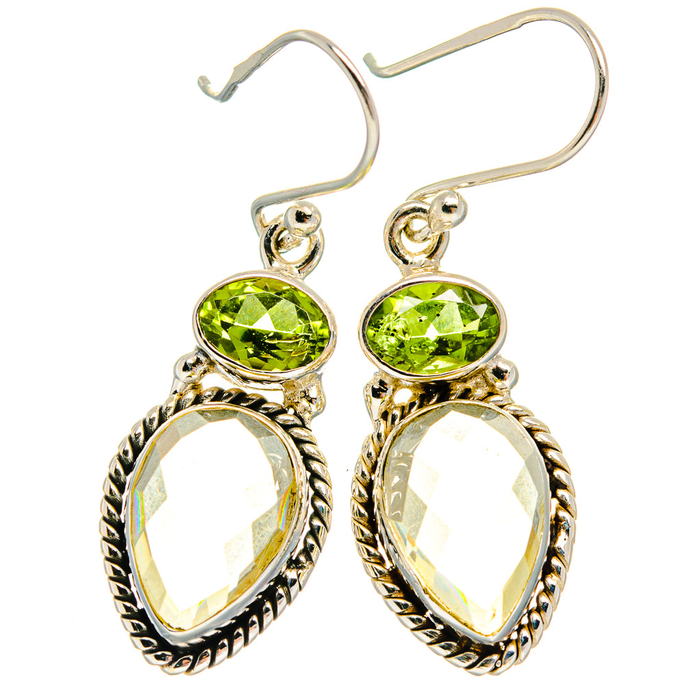 Citrine Earrings handcrafted by Ana Silver Co - EARR424785