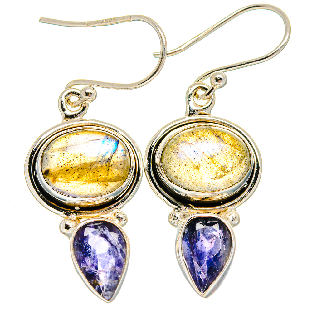 Labradorite Earrings handcrafted by Ana Silver Co - EARR424801
