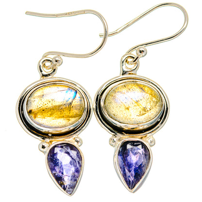 Labradorite Earrings handcrafted by Ana Silver Co - EARR424801