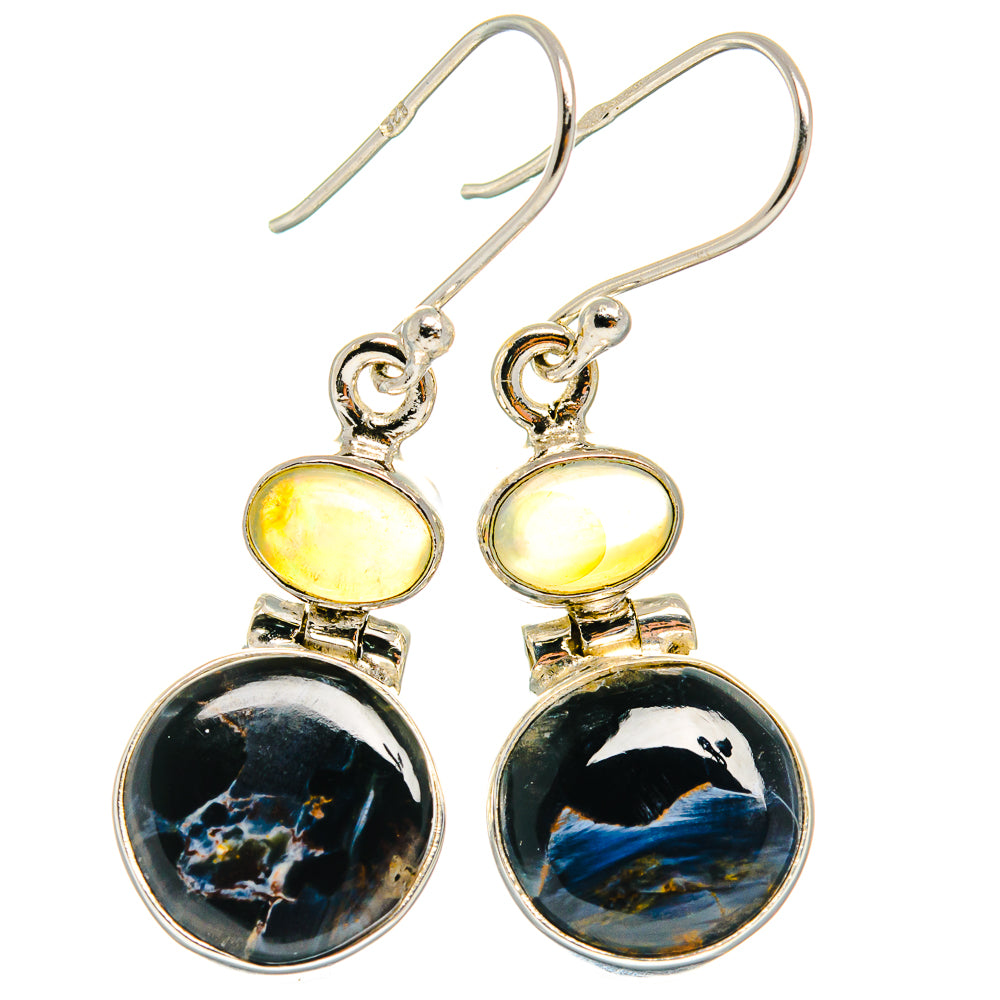 Pietersite Earrings handcrafted by Ana Silver Co - EARR424831