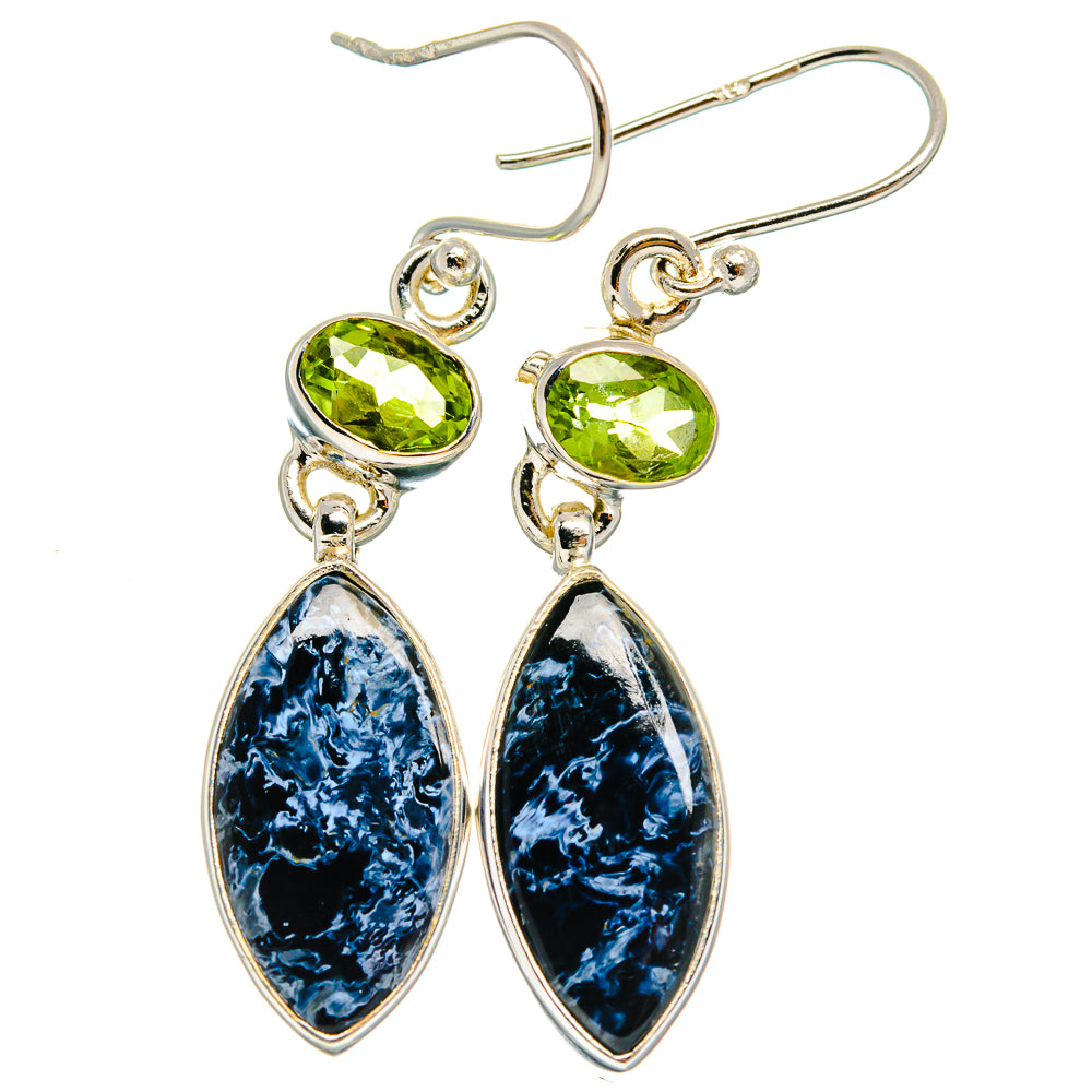 Pietersite Earrings handcrafted by Ana Silver Co - EARR424838 - Photo 2
