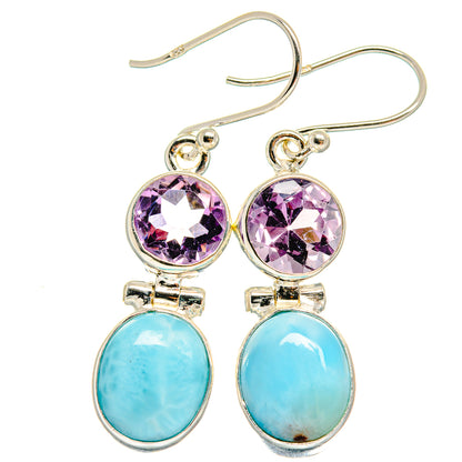 Larimar Earrings handcrafted by Ana Silver Co - EARR424855 - Photo 2