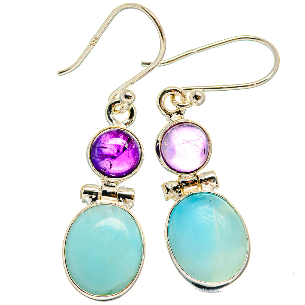 Larimar Earrings handcrafted by Ana Silver Co - EARR424858 - Photo 2