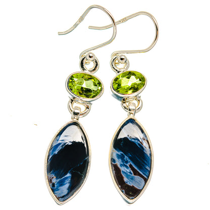 Pietersite Earrings handcrafted by Ana Silver Co - EARR424862 - Photo 2