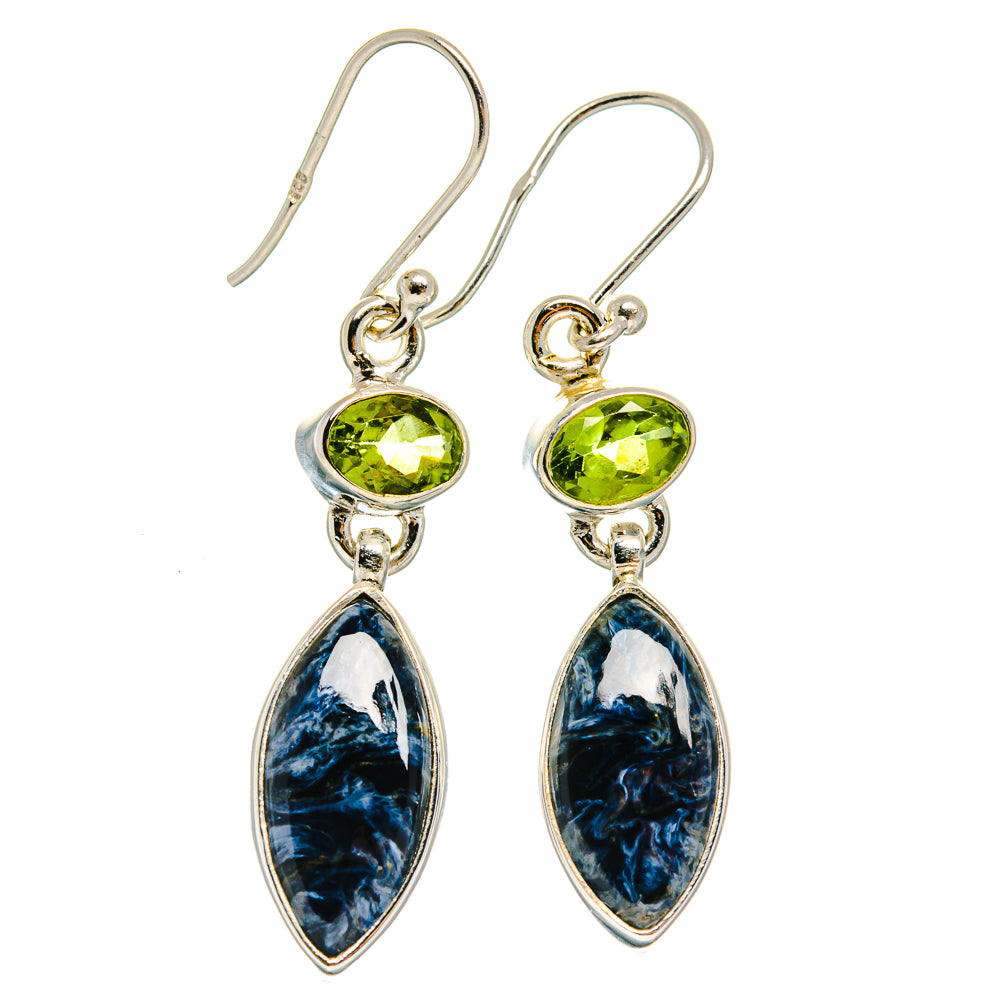 Pietersite Earrings handcrafted by Ana Silver Co - EARR424866 - Photo 2