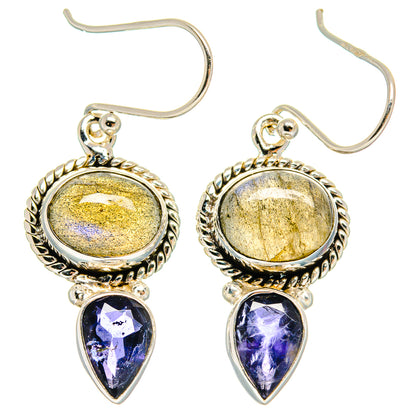 Labradorite Earrings handcrafted by Ana Silver Co - EARR424877