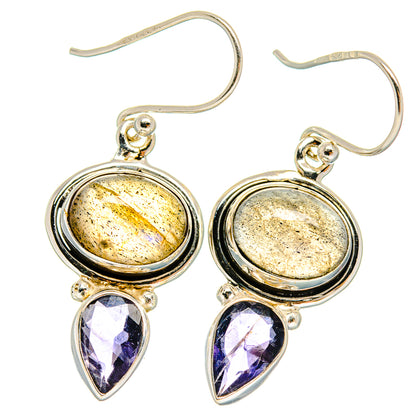 Labradorite Earrings handcrafted by Ana Silver Co - EARR424880 - Photo 2