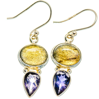 Labradorite Earrings handcrafted by Ana Silver Co - EARR424912 - Photo 2