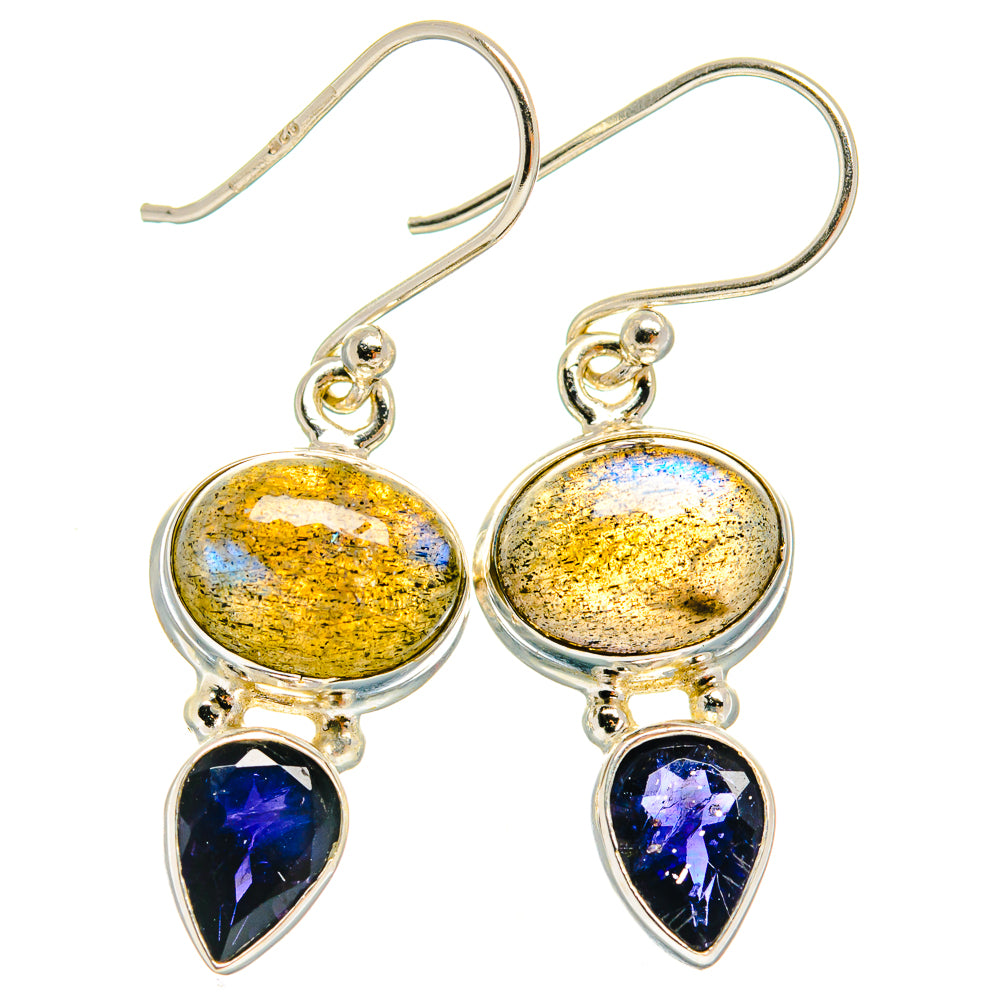Labradorite Earrings handcrafted by Ana Silver Co - EARR424918