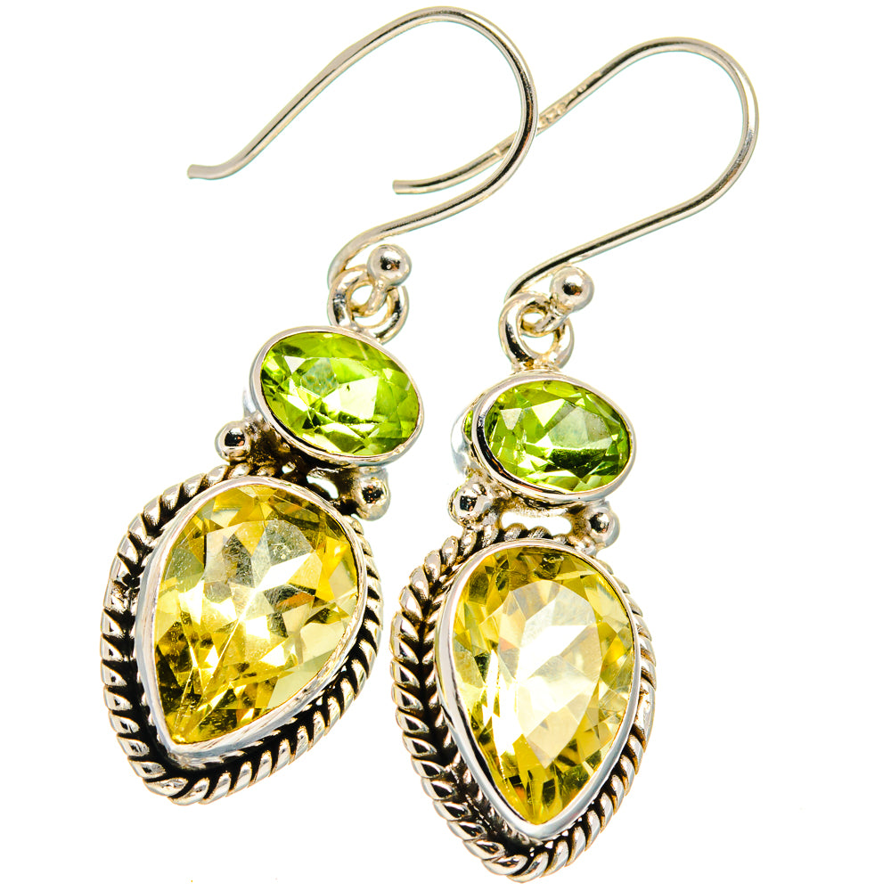 Citrine Earrings handcrafted by Ana Silver Co - EARR424949