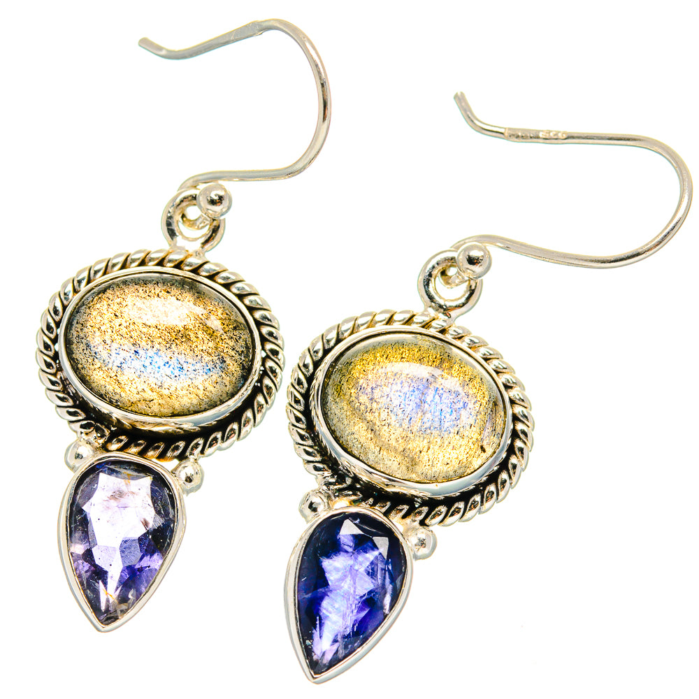 Labradorite Earrings handcrafted by Ana Silver Co - EARR424959