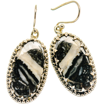 Pinolith Jasper Earrings handcrafted by Ana Silver Co - EARR424991 - Photo 2