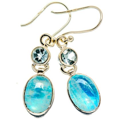 Rainbow Moonstone Earrings handcrafted by Ana Silver Co - EARR425000 - Photo 2