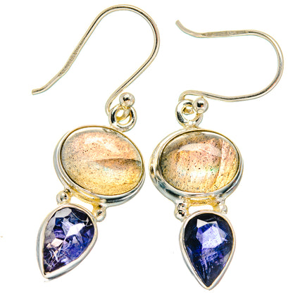 Labradorite Earrings handcrafted by Ana Silver Co - EARR425003 - Photo 2