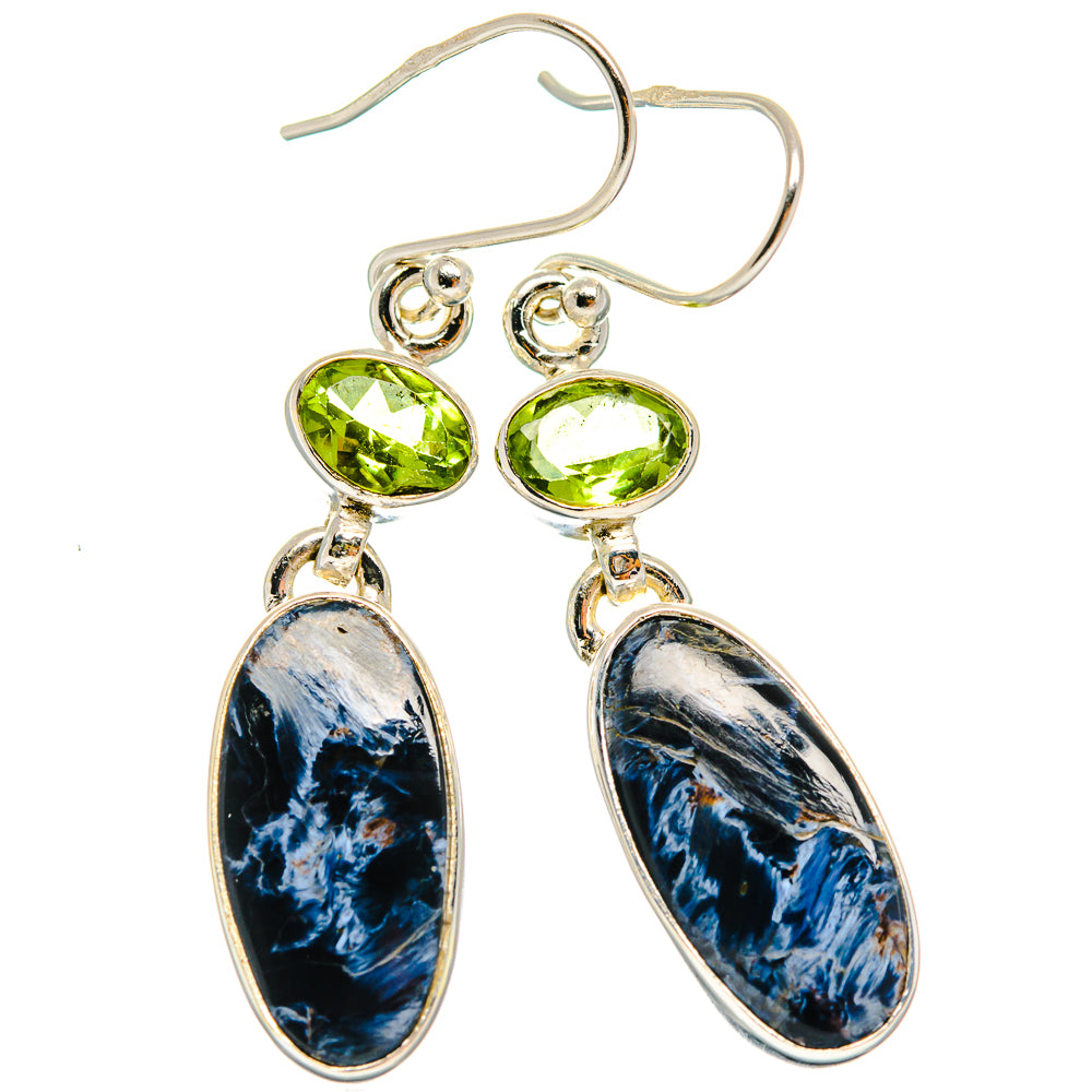 Pietersite Earrings handcrafted by Ana Silver Co - EARR425021 - Photo 2