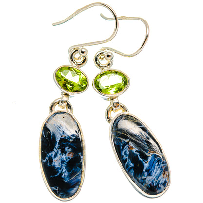 Pietersite Earrings handcrafted by Ana Silver Co - EARR425021 - Photo 2