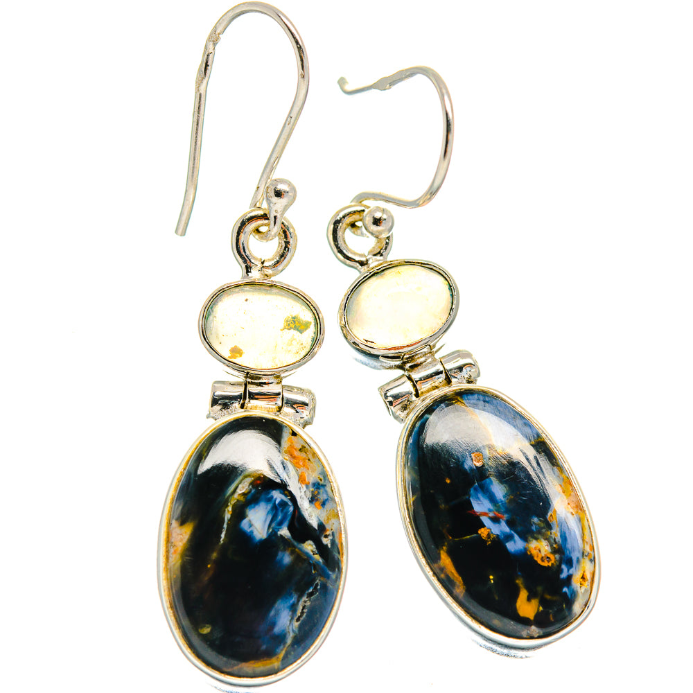 Pietersite Earrings handcrafted by Ana Silver Co - EARR425070 - Photo 2