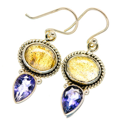 Labradorite Earrings handcrafted by Ana Silver Co - EARR425072 - Photo 2
