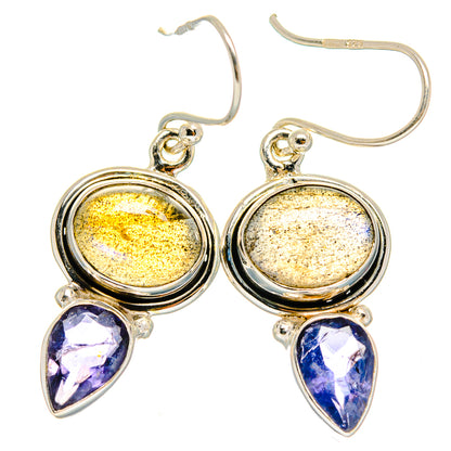Labradorite Earrings handcrafted by Ana Silver Co - EARR425074 - Photo 2