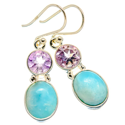 Larimar Earrings handcrafted by Ana Silver Co - EARR425077 - Photo 2