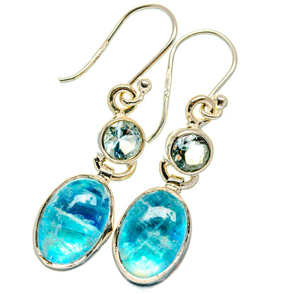 Rainbow Moonstone Earrings handcrafted by Ana Silver Co - EARR425089 - Photo 2