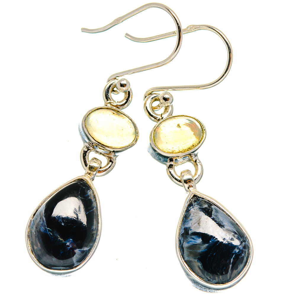 Pietersite Earrings handcrafted by Ana Silver Co - EARR425094 - Photo 2
