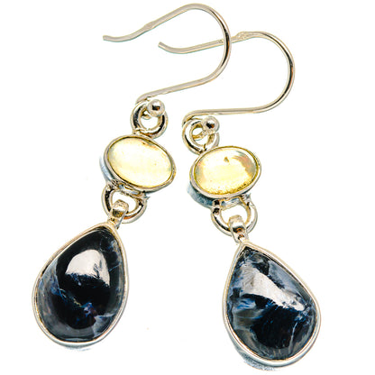 Pietersite Earrings handcrafted by Ana Silver Co - EARR425094 - Photo 2