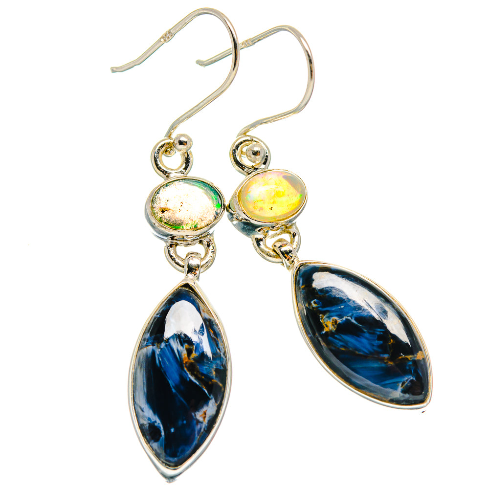 Pietersite Earrings handcrafted by Ana Silver Co - EARR425098 - Photo 2