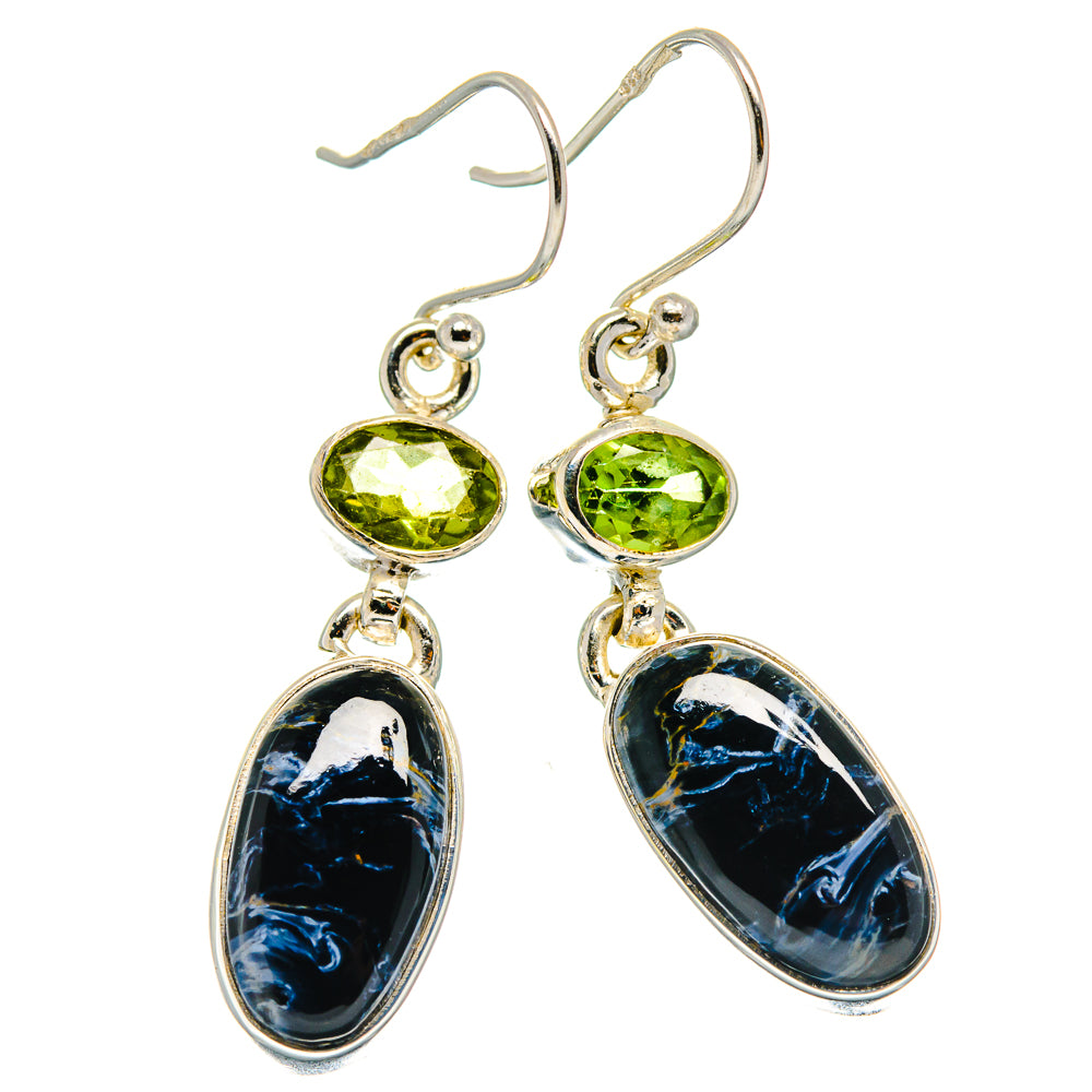 Pietersite Earrings handcrafted by Ana Silver Co - EARR425125 - Photo 2