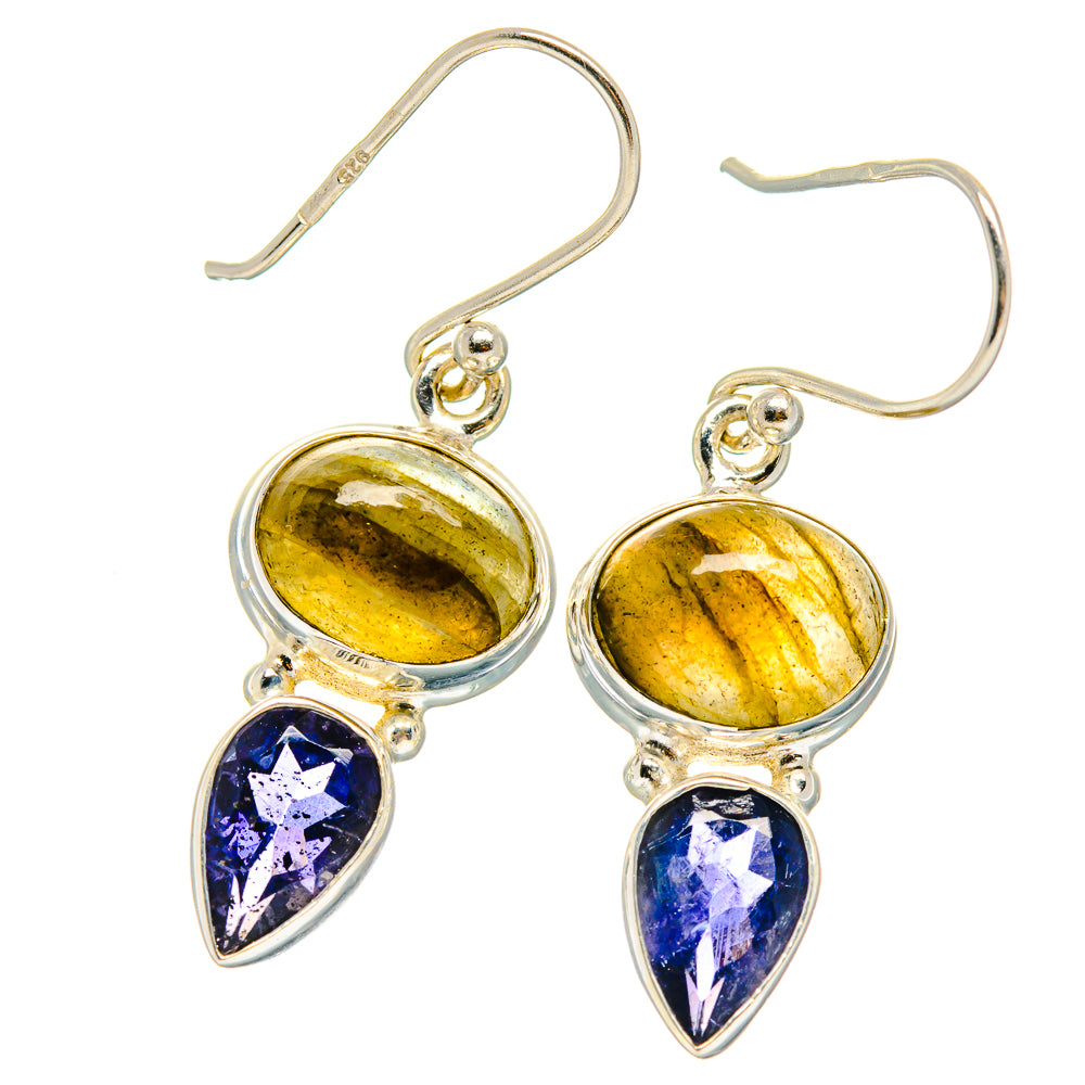 Labradorite Earrings handcrafted by Ana Silver Co - EARR425128 - Photo 2