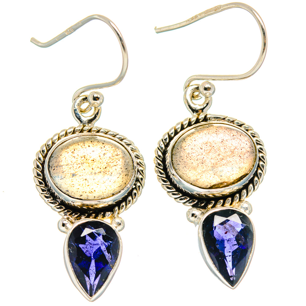 Labradorite Earrings handcrafted by Ana Silver Co - EARR425160 - Photo 2