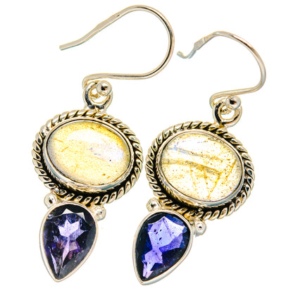 Labradorite Earrings handcrafted by Ana Silver Co - EARR425172 - Photo 2