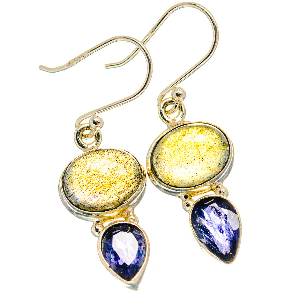 Labradorite Earrings handcrafted by Ana Silver Co - EARR425176 - Photo 2