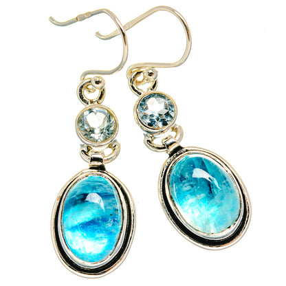 Rainbow Moonstone Earrings handcrafted by Ana Silver Co - EARR425192 - Photo 2