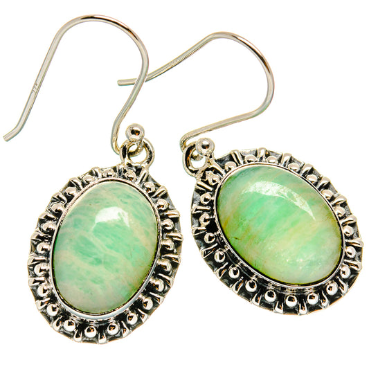 Amazonite Earrings handcrafted by Ana Silver Co - EARR425209 - Photo 2