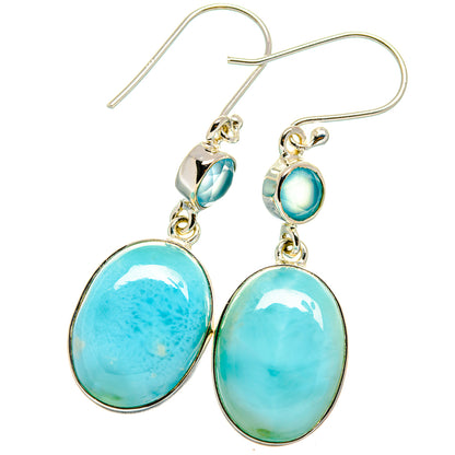 Larimar Earrings handcrafted by Ana Silver Co - EARR425220 - Photo 2