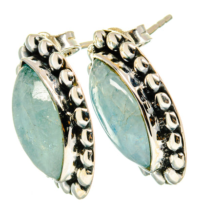 Aquamarine Earrings handcrafted by Ana Silver Co - EARR425233 - Photo 2