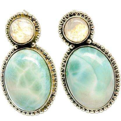 Larimar Earrings handcrafted by Ana Silver Co - EARR425240 - Photo 2