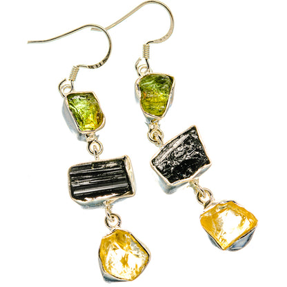 Tektite Earrings handcrafted by Ana Silver Co - EARR425241 - Photo 2