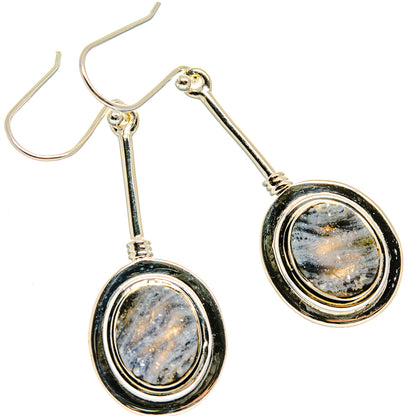 Desert Druzy Earrings handcrafted by Ana Silver Co - EARR425250 - Photo 2