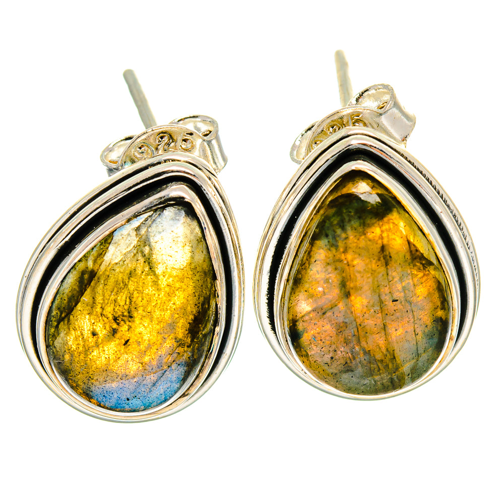 Labradorite Earrings handcrafted by Ana Silver Co - EARR425271 - Photo 2