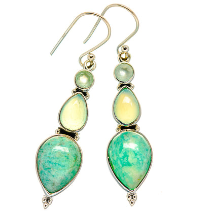 Amazonite Earrings handcrafted by Ana Silver Co - EARR425273 - Photo 2