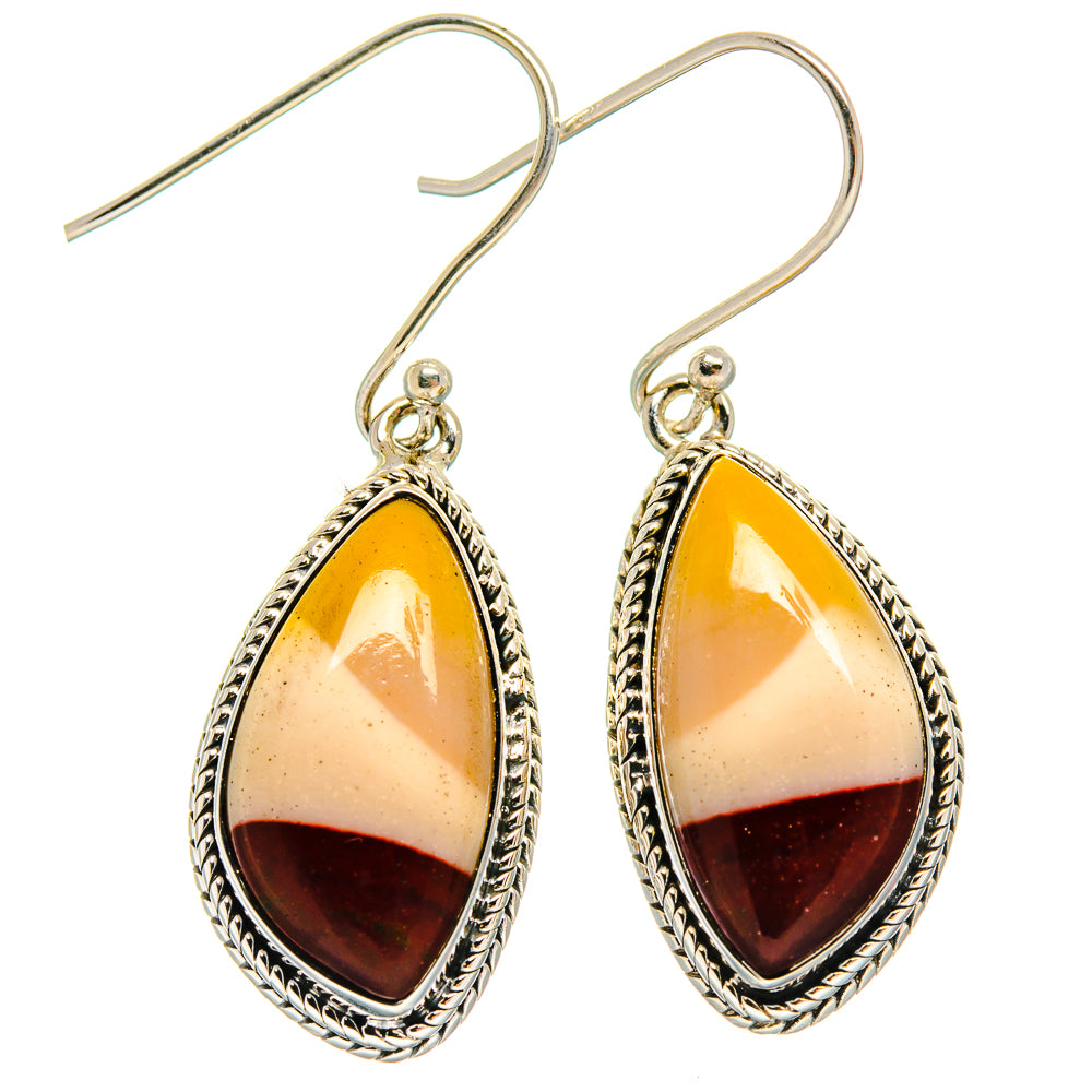 Mookaite Earrings handcrafted by Ana Silver Co - EARR425288 - Photo 2