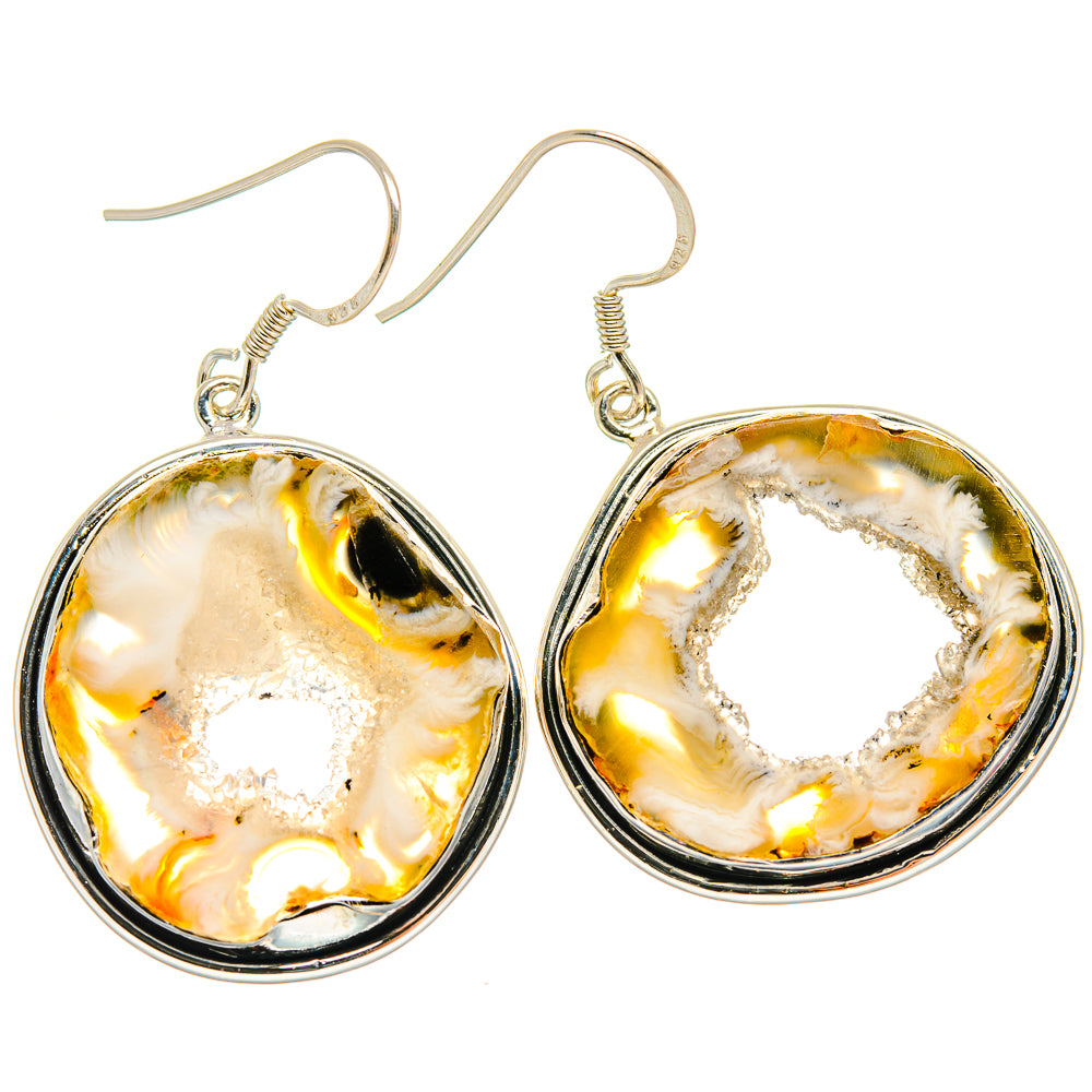 Occo Geode Earrings handcrafted by Ana Silver Co - EARR425301 - Photo 2